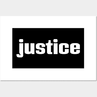 Justice Posters and Art